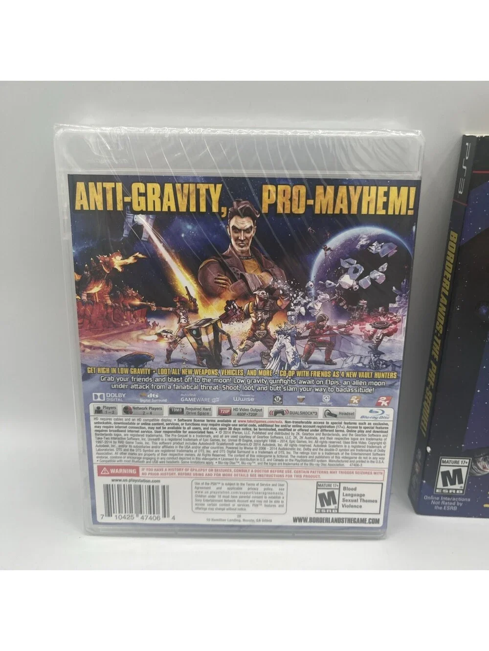 Borderlands The Pre-Sequel! PlayStation 3 PS3 - w/Slip Cover! Brand New Sealed!
